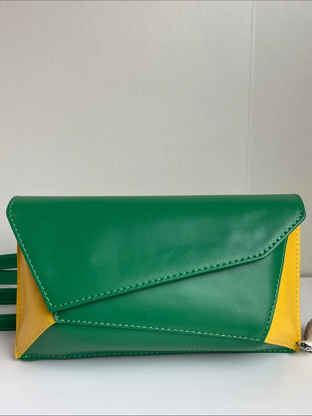ISADORA Italian Genuine Leather 3D Clutch Crossbody